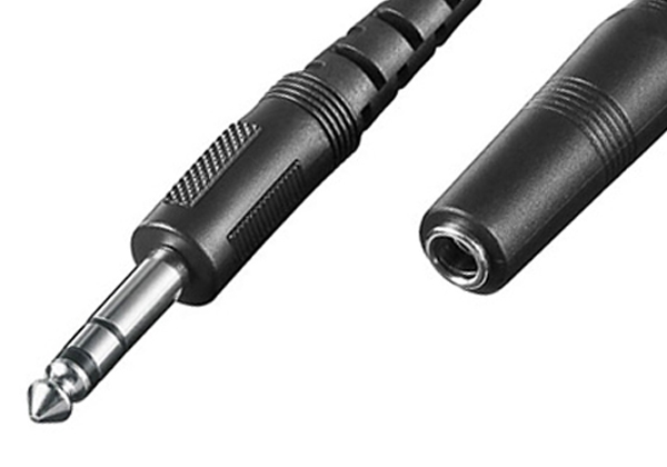 Audiokabel Kopfhörer Verlängerung, Klinkenkabel, 6.3 mm, 6.35mm Klinke